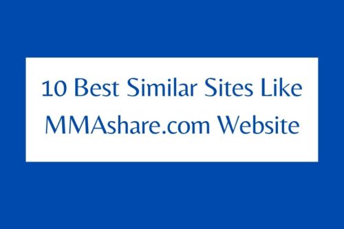 Similar Sites Like Mmashare.Com