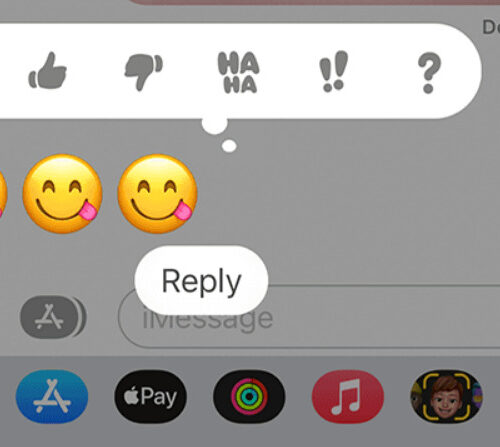 Google Messages will display iMessage reactions as emoji