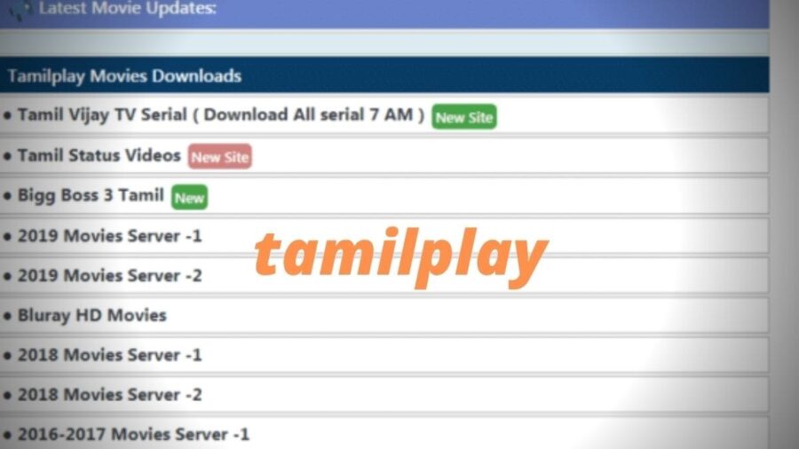 TamilPlay – Tamil Movies Download Illegal Website, Download Dubbed Tamil Play Movies & Web-Series